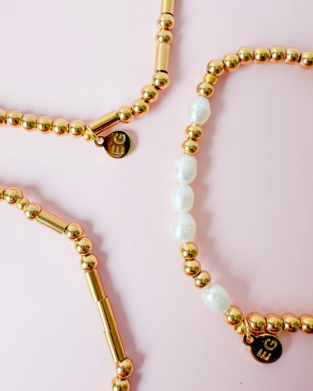 Morse Code Pearl Bracelet Strength