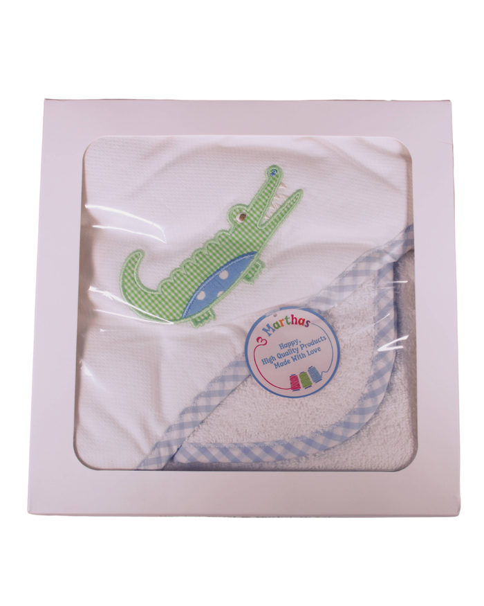3Ms Basic Bib Blue Alligator