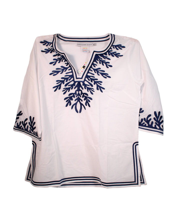 GS - Reef Tunic White/Navy