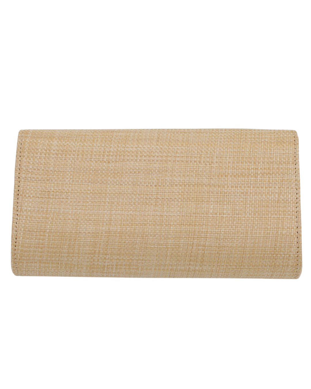 Straw Clutch Purse - large Gator
