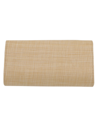 Straw Clutch Purse - large Gator