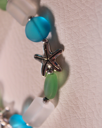 Sea Glass Magnetic Bracelet - Starfish