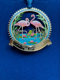 3-D Metal Ornament - "Ding" Darling Flamingo