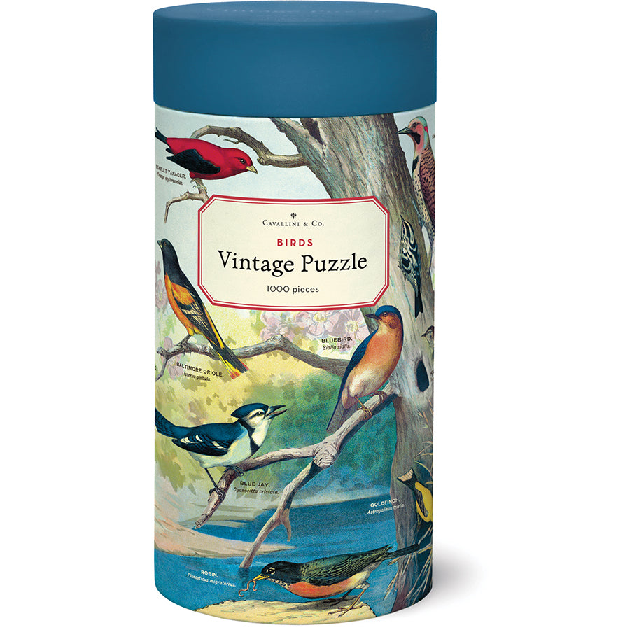 Vintage Puzzle Birds