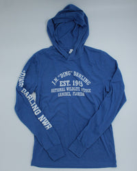 "Ding" Established Long Sleeve Hoodie Royal