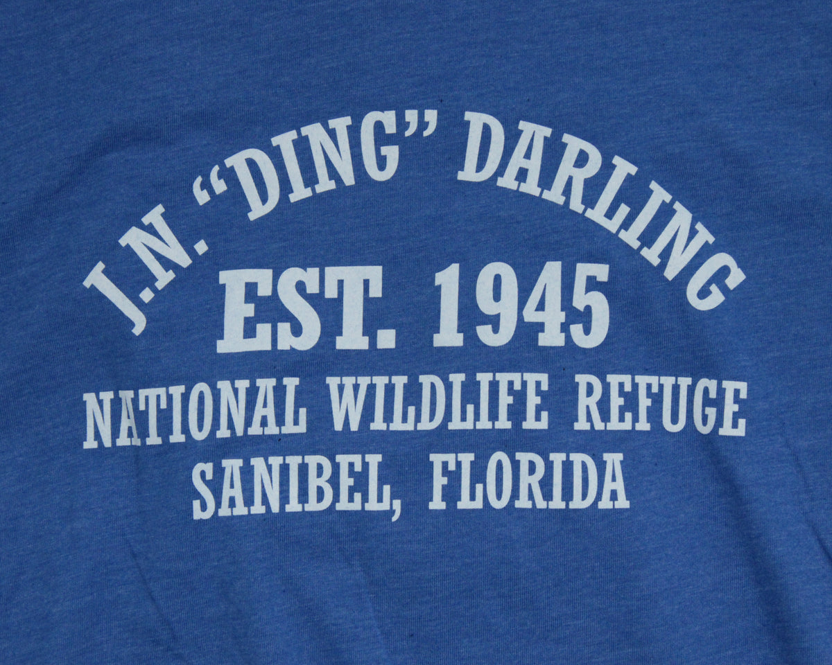 "Ding" Established Long Sleeve Hoodie Royal