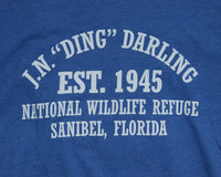 "Ding" Established Long Sleeve Hoodie Royal