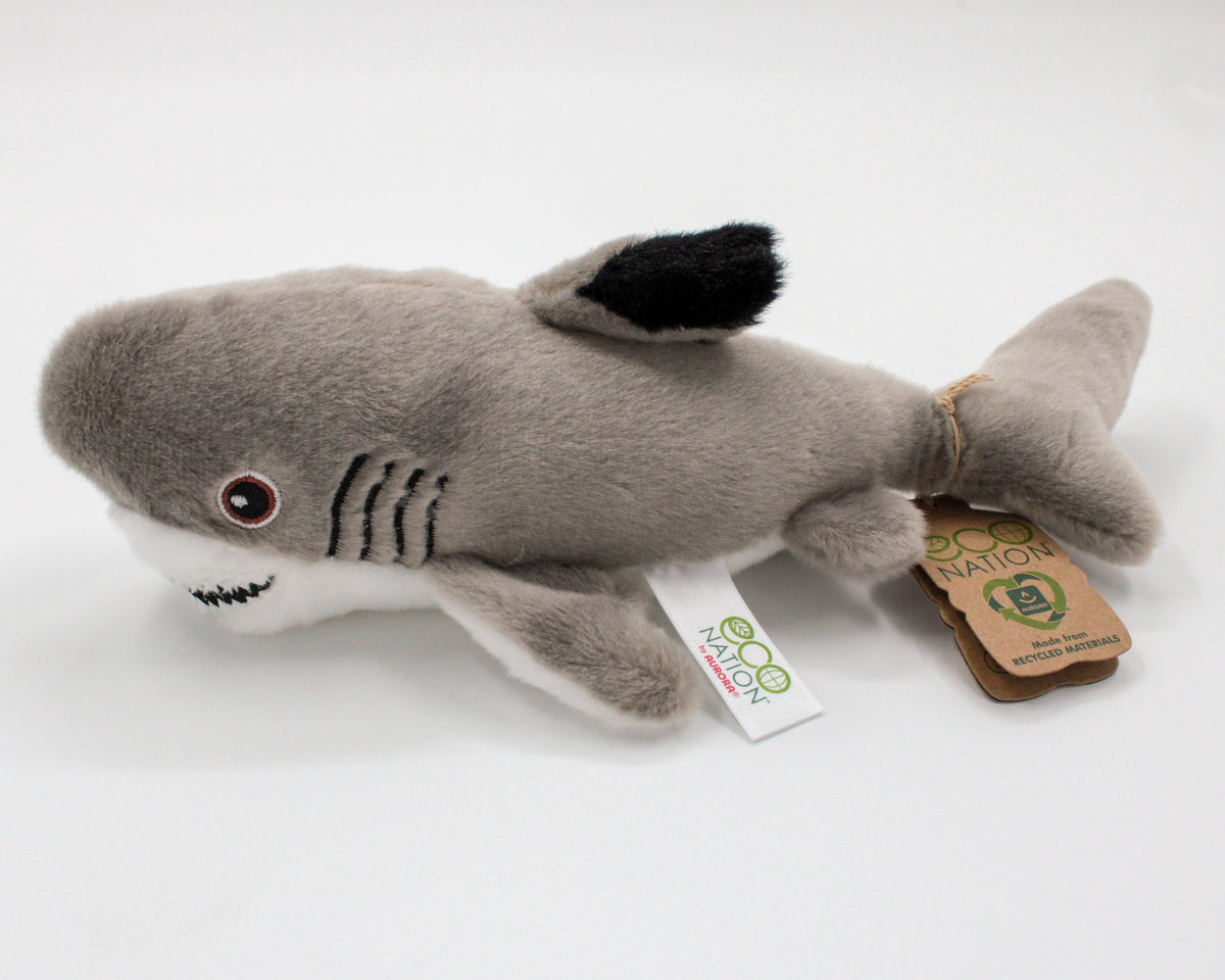 8" Eco Softies Black Tipped Shark