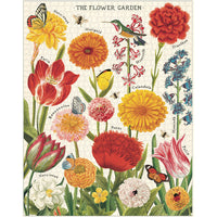 Vintage Puzzle Flower Garden