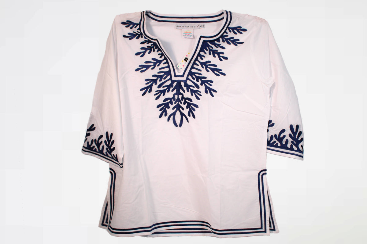 GS - Reef Tunic White/Navy