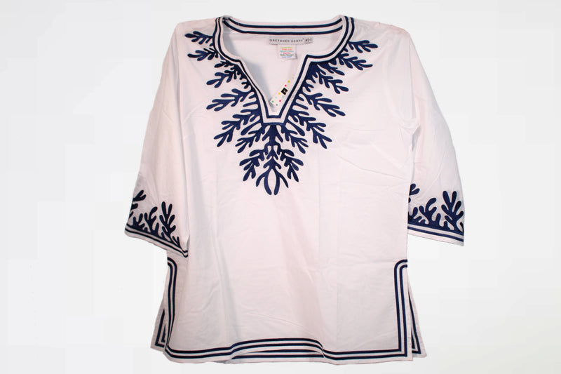 GS - Reef Tunic White/Navy