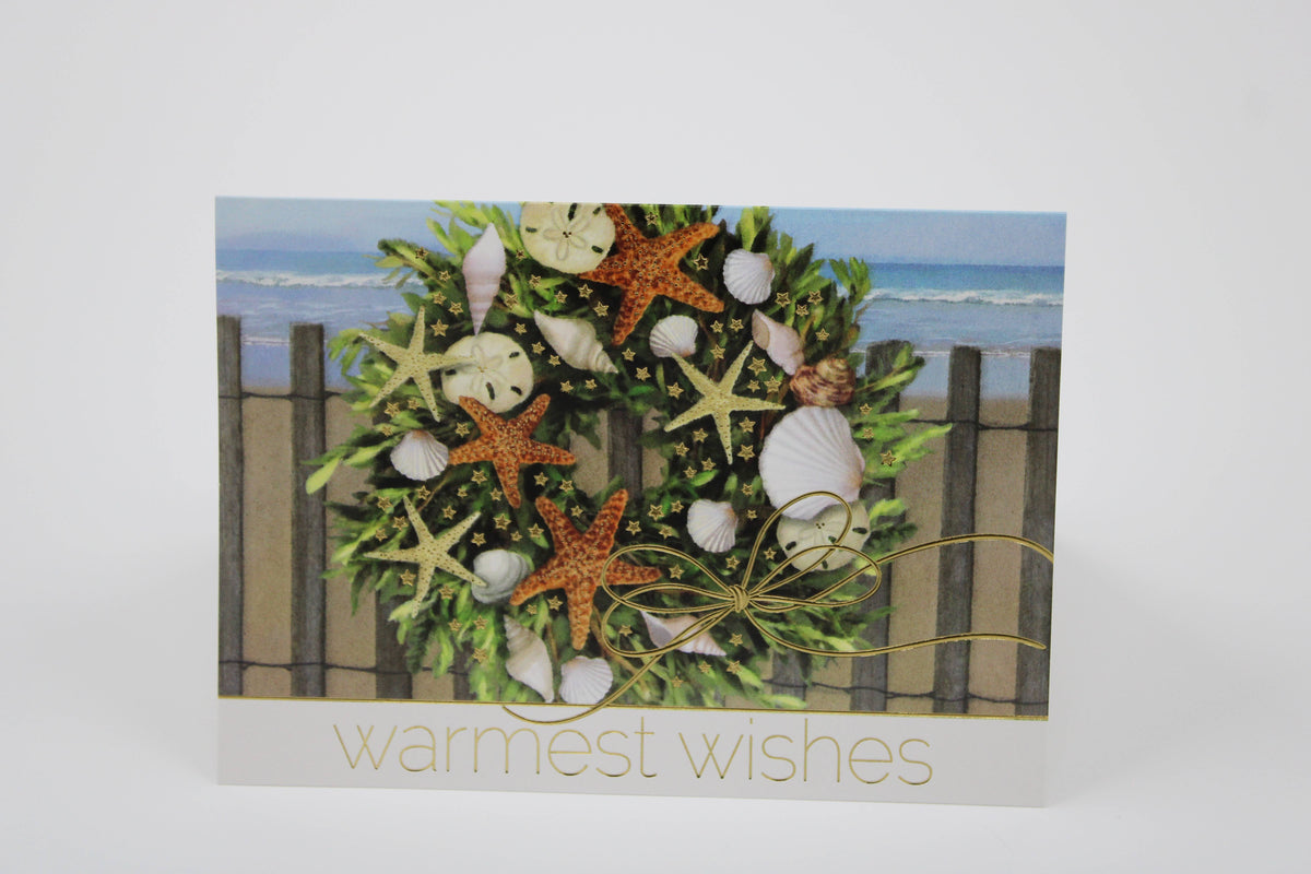 Warm Wishes Wreath - Holiday Cards