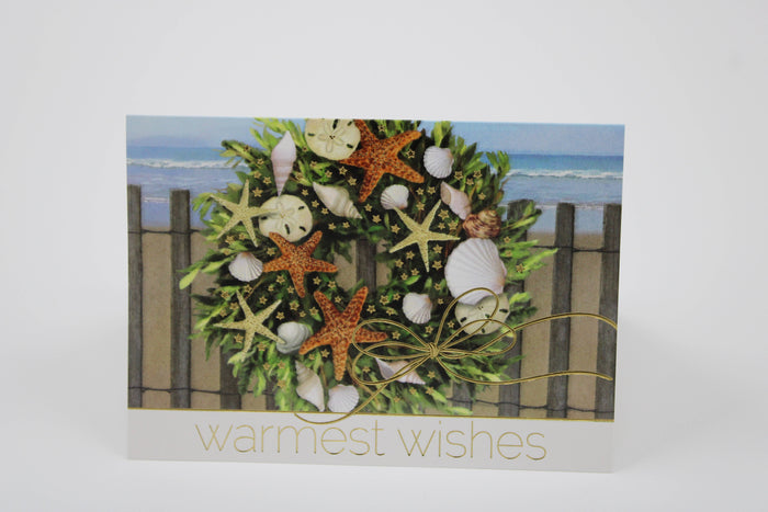 Warm Wishes Wreath - Holiday Cards
