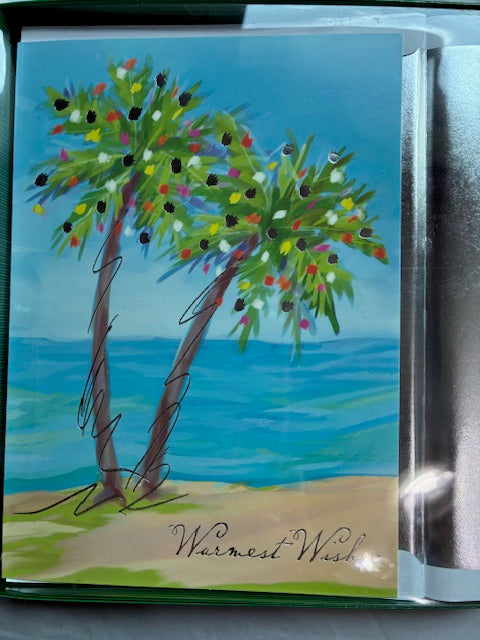 Festive Palm Trees - Holiday Cards