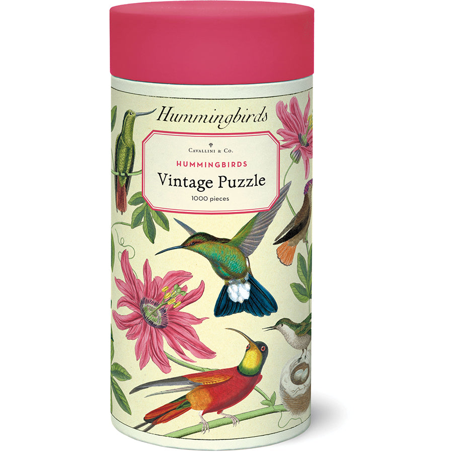 Vintage Puzzle Hummingbirds