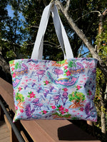 'Ding" Darling Signature Tote "Ding" All Over (White)