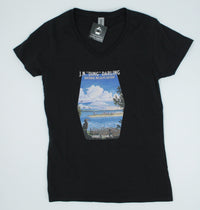 "Ding" Darling Wild Spaces Collection - Ladies V-Neck T-Shirt - Black