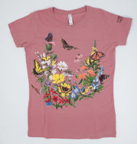Butterflies Ladies Modern Fit T-Shirt