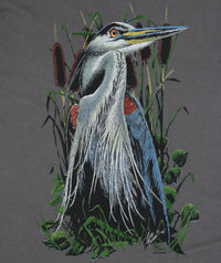 Great Blue Heron Ladies Modern Fit T-Shirt