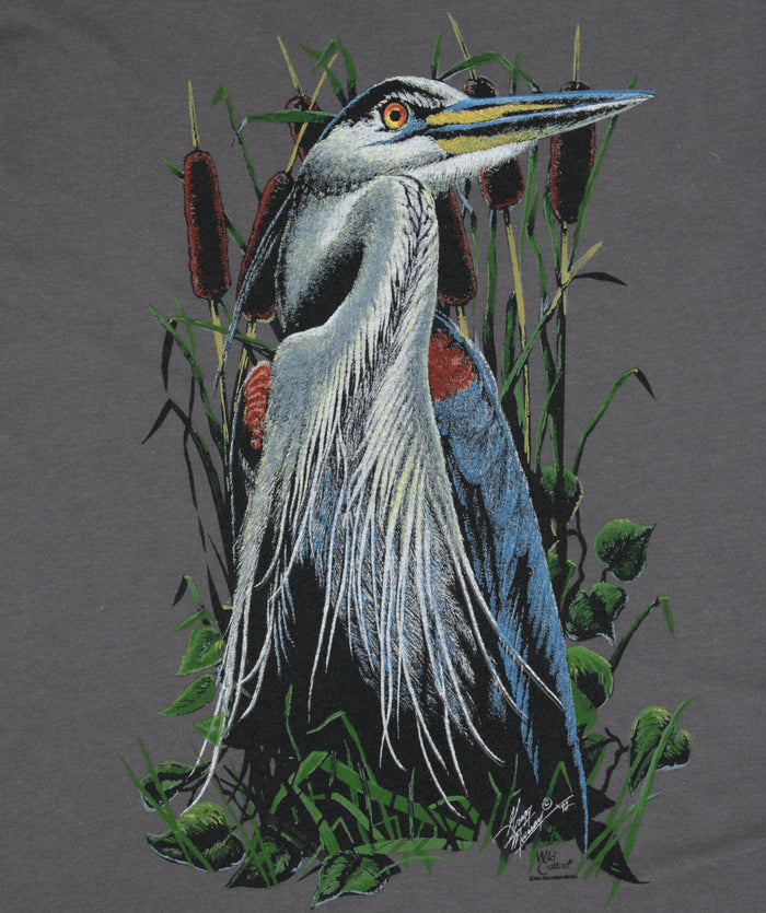 Great Blue Heron Ladies Modern Fit T-Shirt