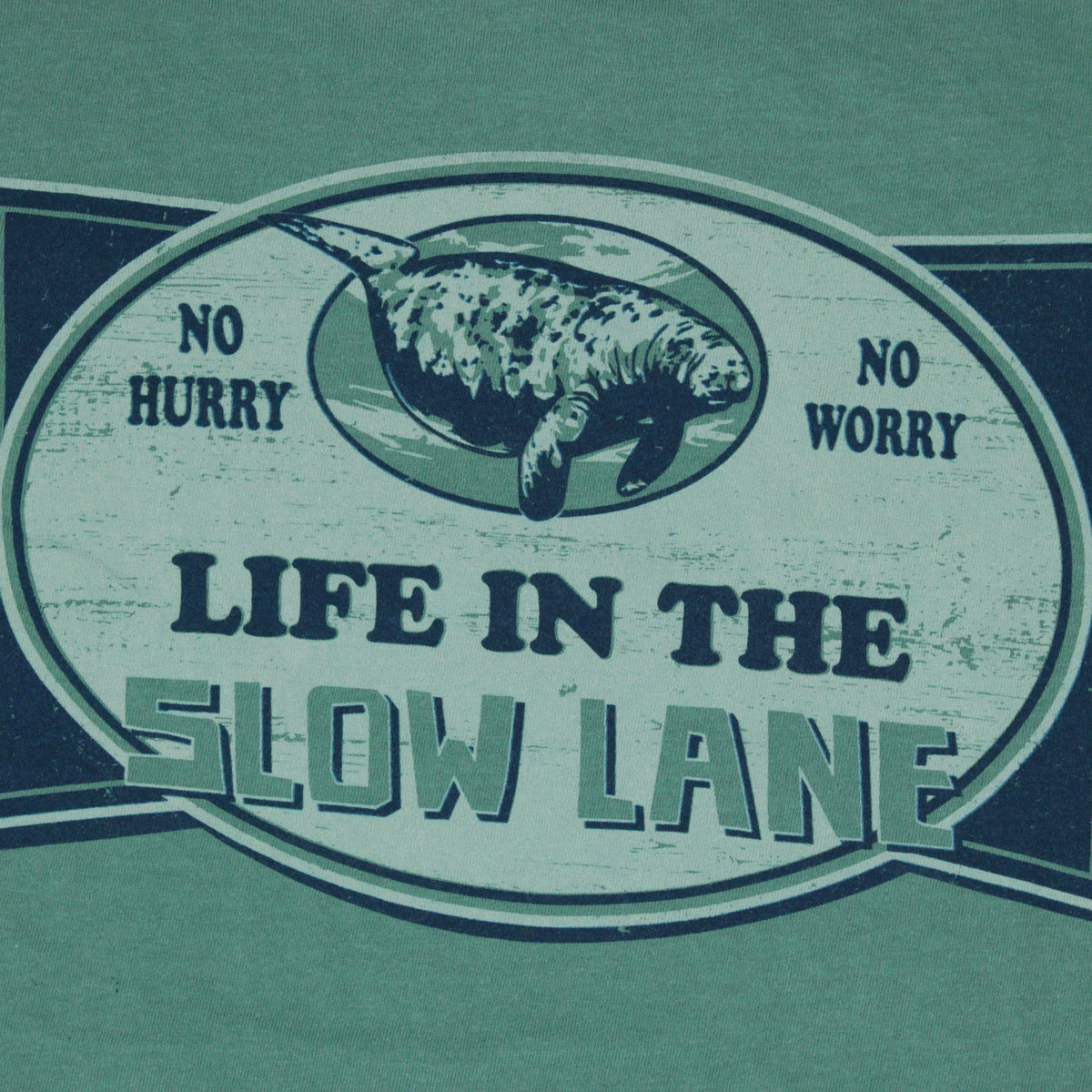 Life in the Slow Lane Manatee T-Shirt