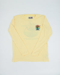 Sunset Ibis - Performance Crew Neck Shirt - Yellow - 50 UPF