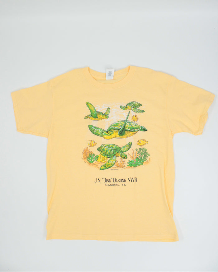 Kids Yellow Sea Turtle T-Shirt
