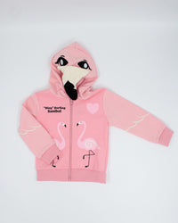 Kids Flamingo Hoodie DING