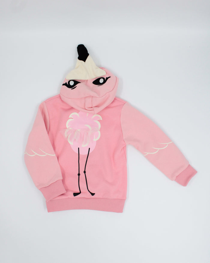 Kids Flamingo Hoodie DING