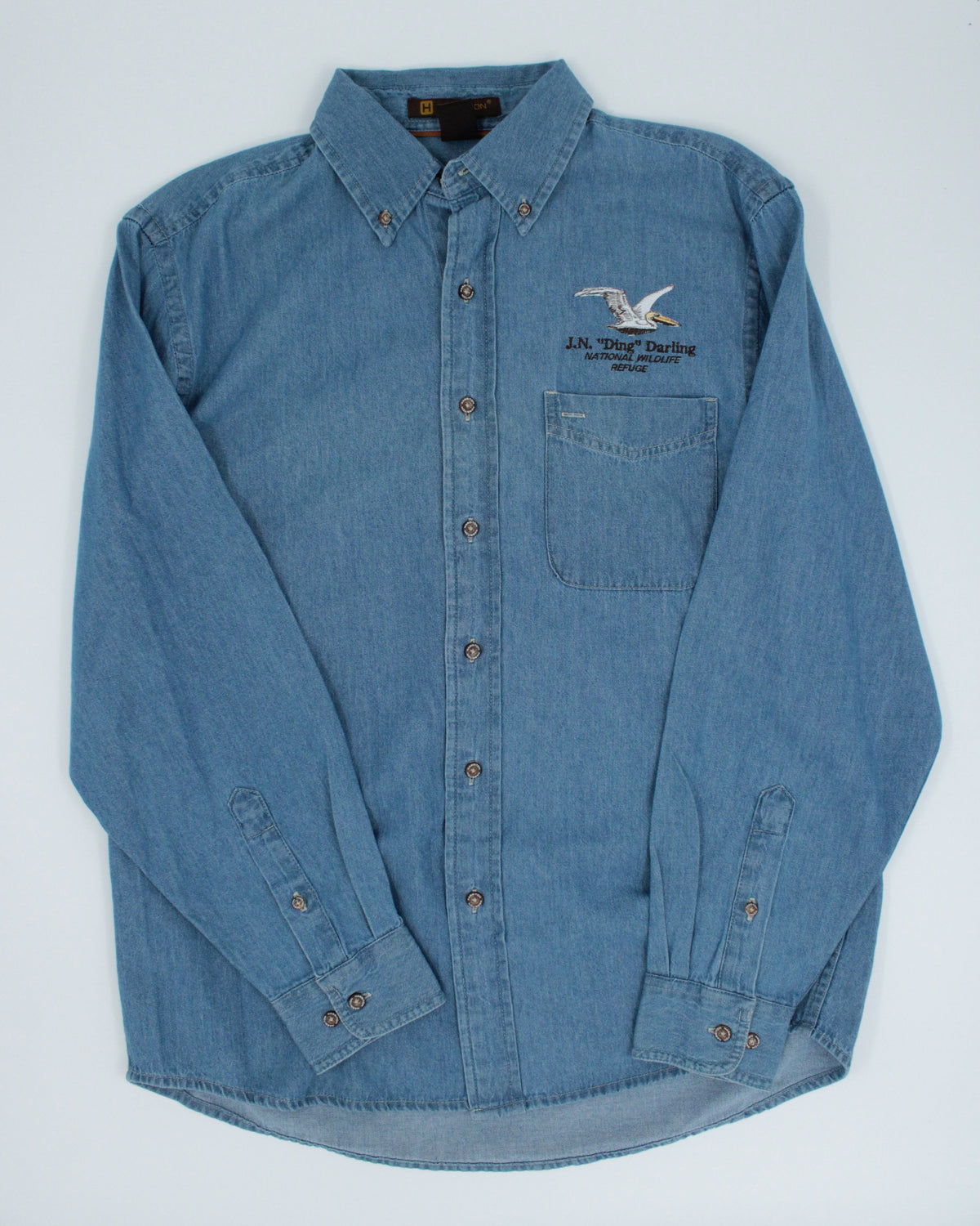 White Pelican Denim Long Sleeve Shirt