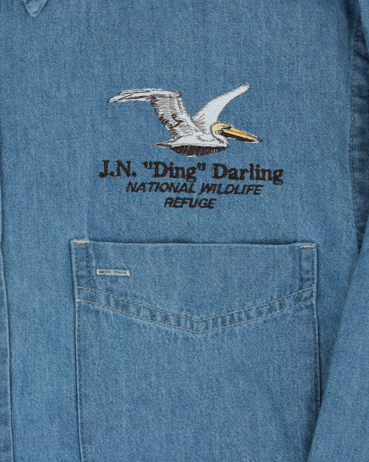 White Pelican Denim Long Sleeve Shirt