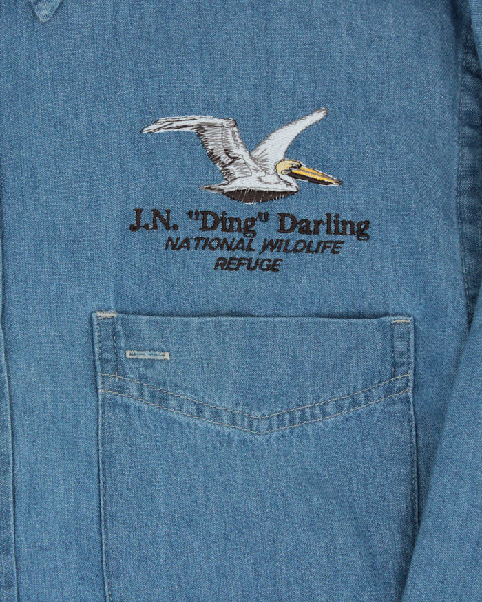 White Pelican Denim Long Sleeve Shirt