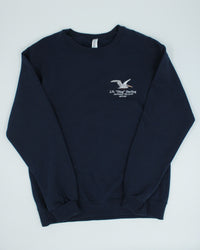 Pelican Embroidered Pullover Sweatshirt - Navy Blue