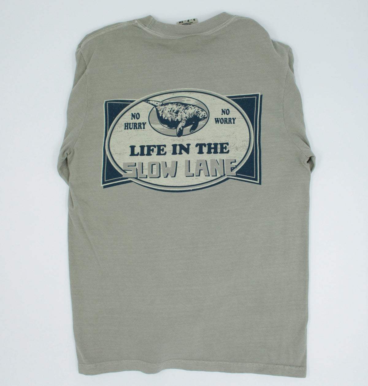 Life In The Slow Lane T- Shirt Sandstone Long Sleeve