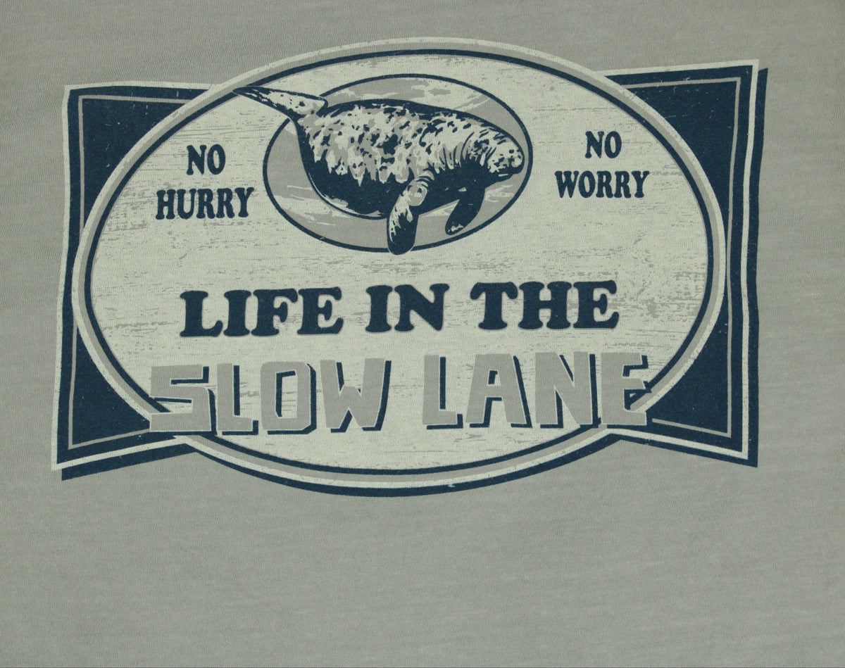 Life In The Slow Lane T- Shirt Sandstone Long Sleeve