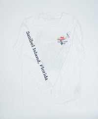 Spoonbill Performance Crew Neck Shirt - White - UPF 50