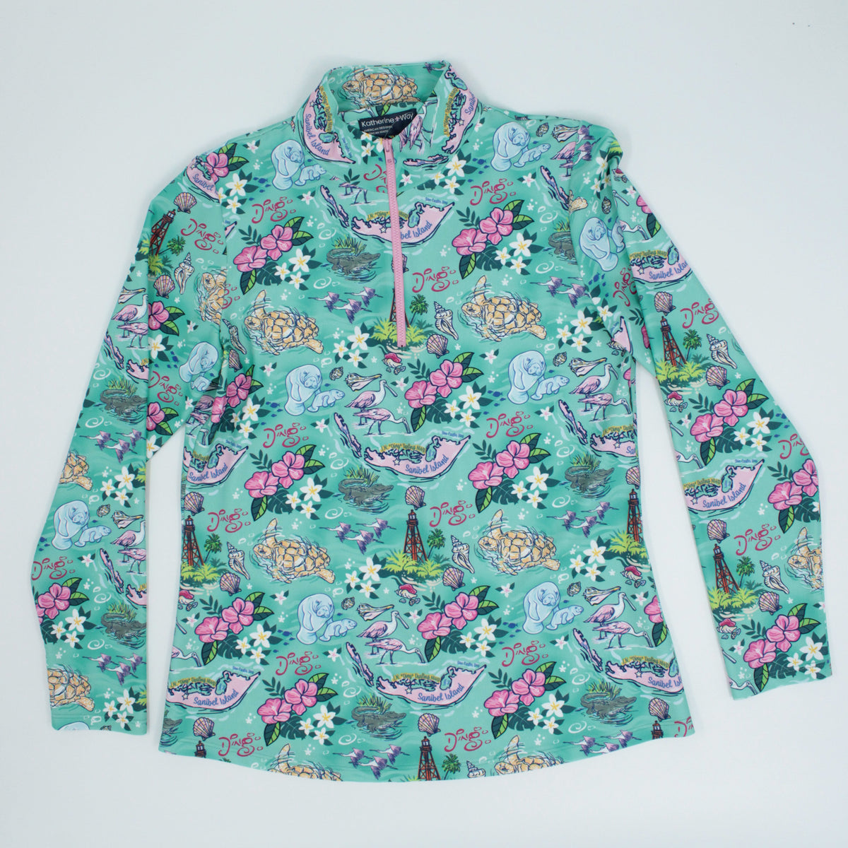 "Ding" Darling Signature Print Ana Maria Pullover