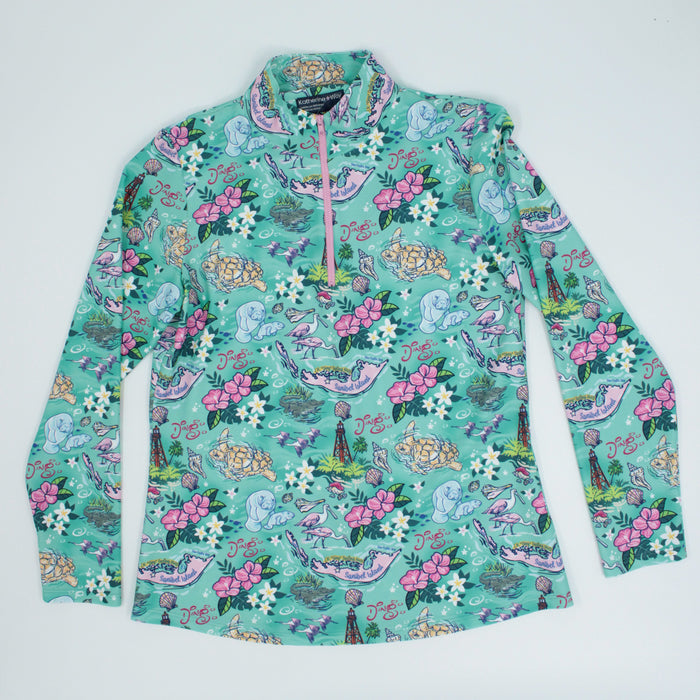 "Ding" Darling Signature Print Ana Maria Pullover