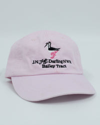 Pink Black-Necked Stilt Adjustable Baseball Hat