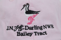 Pink Black-Necked Stilt Adjustable Baseball Hat