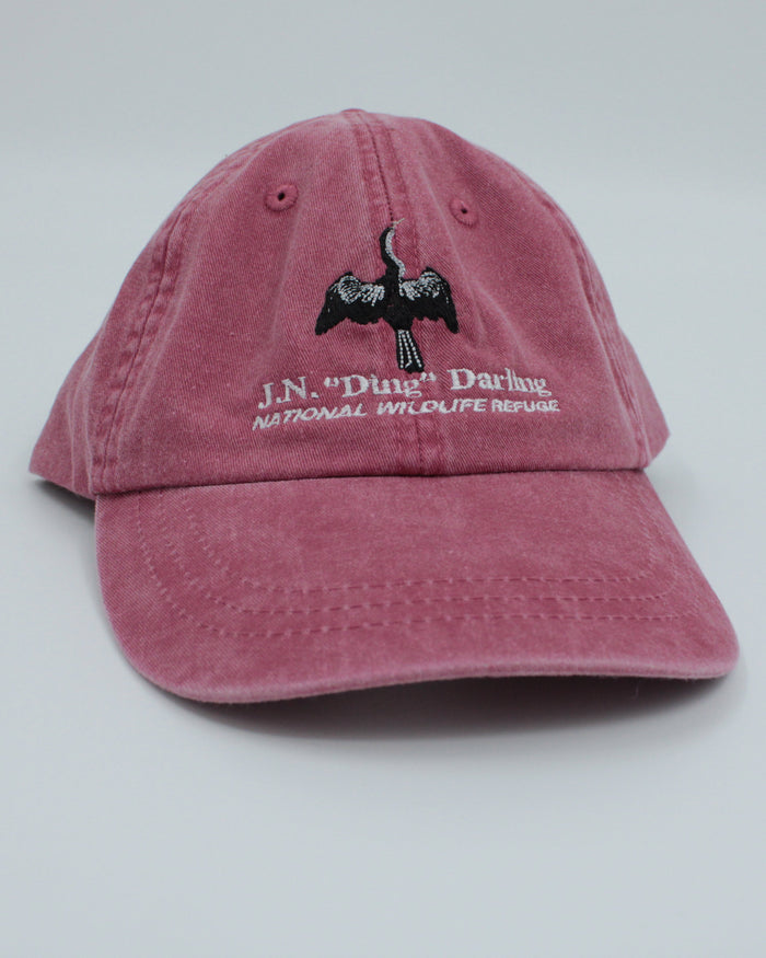 Red Anhinga Adjustable Baseball Hat