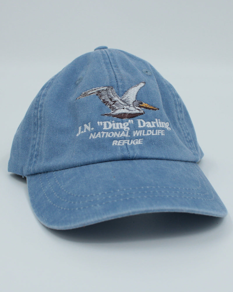 Pelican Adjustable Baseball Hat - Denim