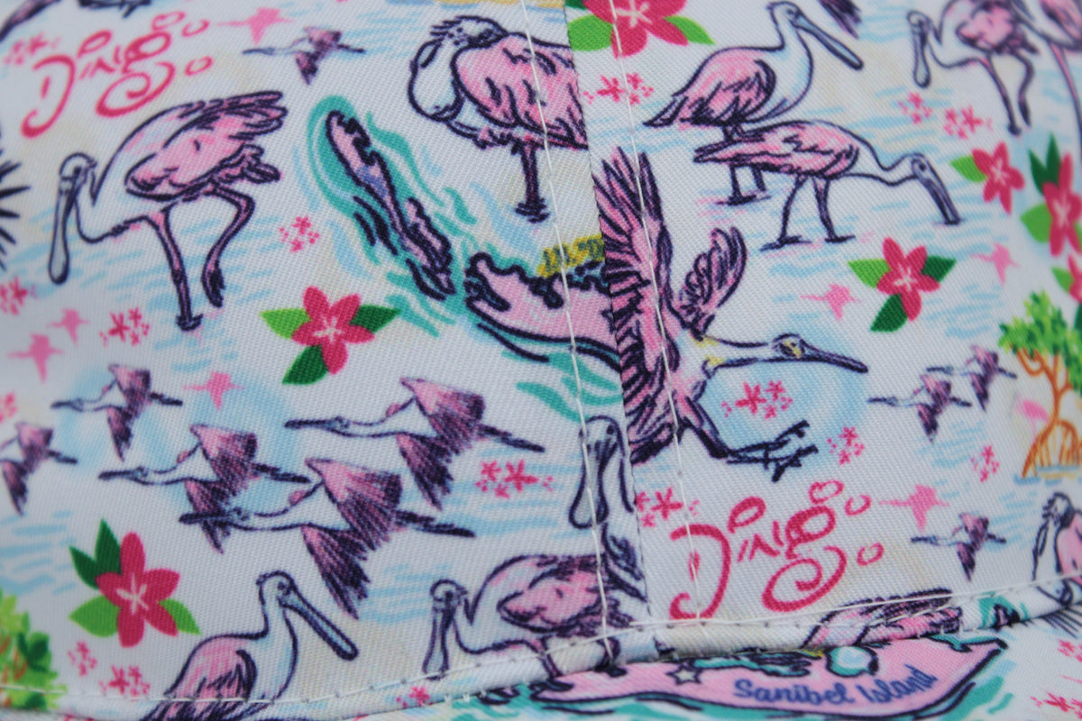 Exclusive "Ding" Darling Spoonbill Print Baseball Cap
