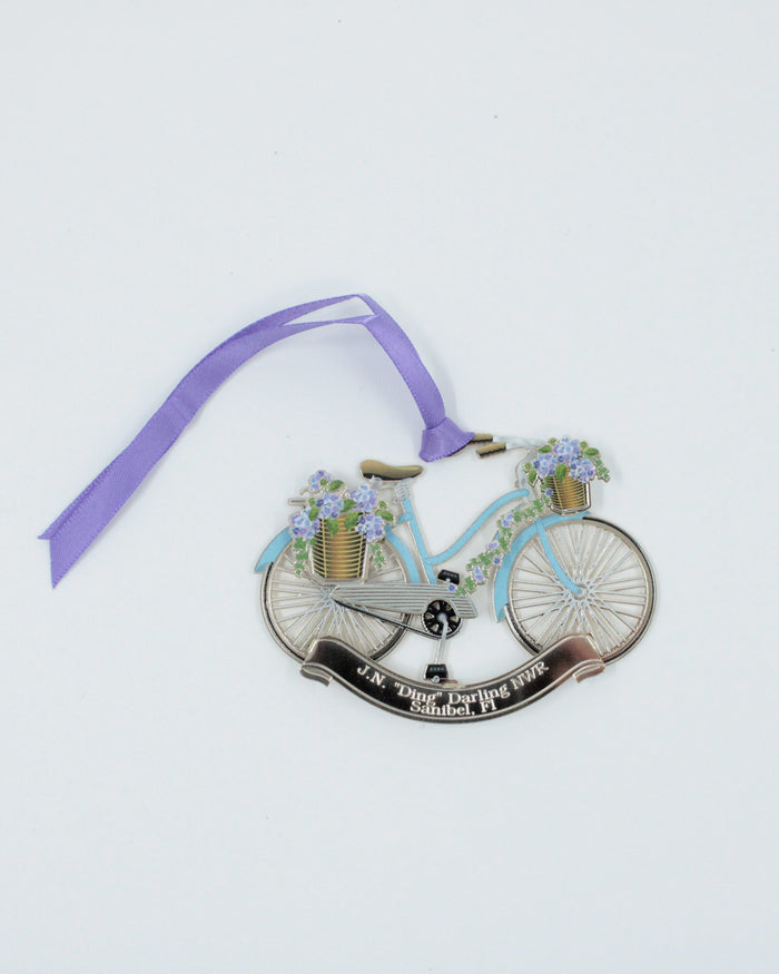 3-D Metal Ornament - "Ding" Darling Coastal Bike
