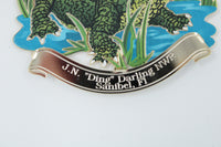 3-D Metal Ornament - "Ding" Darling Alligator