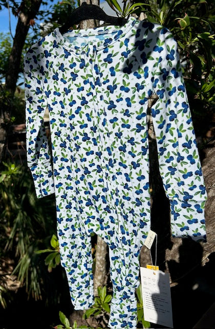 WMA Bamboo Baby PJ's Blueberries