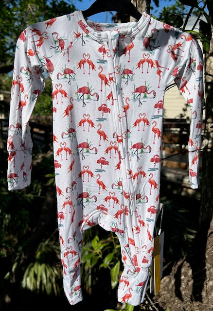 WMA Bamboo Baby PJ's Flamingo Pattern