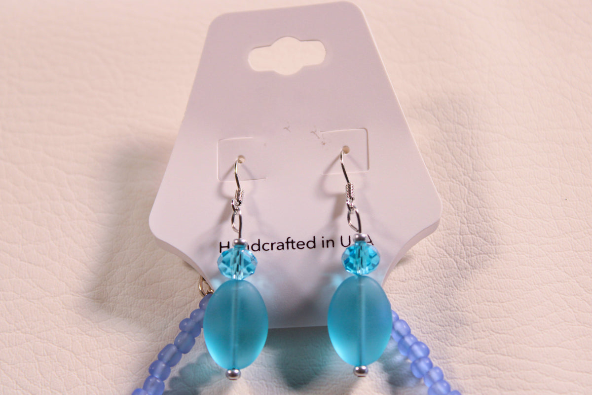 Sea Glass Necklace Set - Turtle