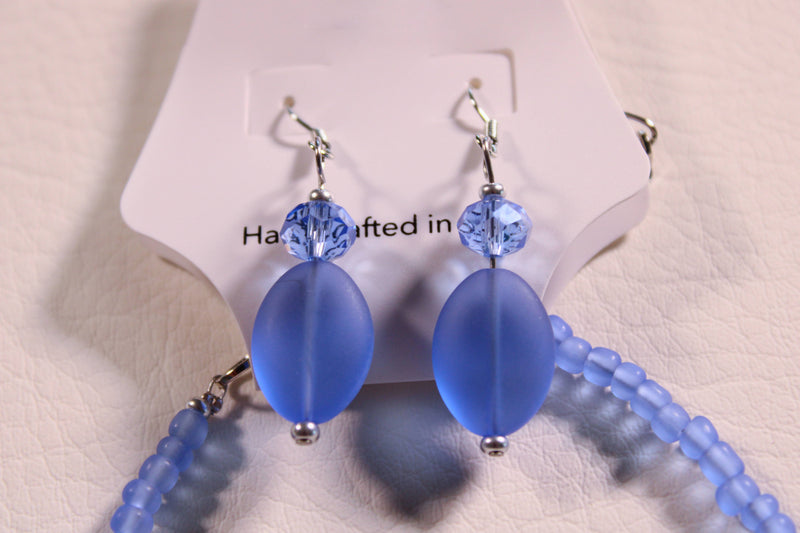 Sea Glass Necklace Set - Starfish