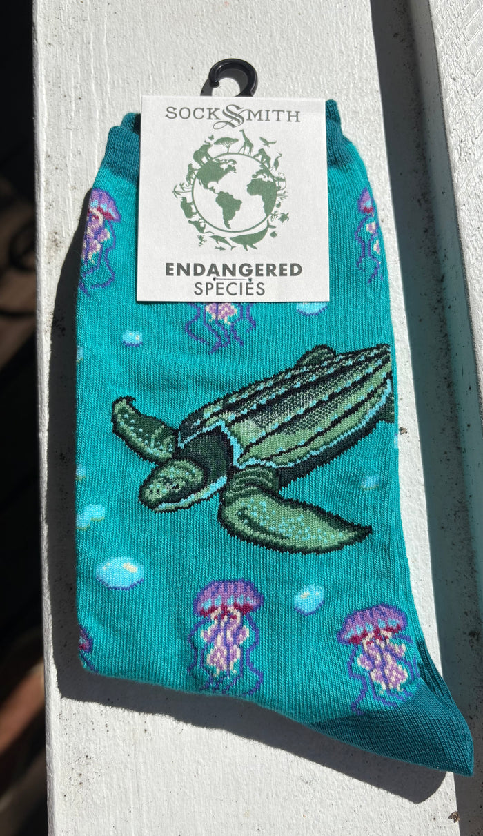 LeatherBack Turtle Womens Socks